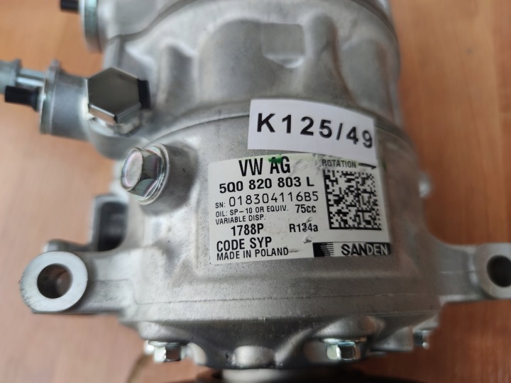 фото №6, Компрессор климат kompersor vw seat skoda audi новенький