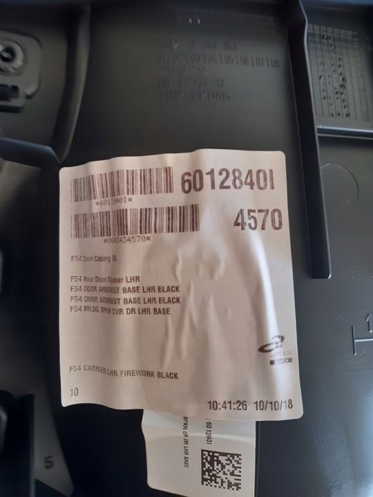 фото №3, Mini cooper f54 боковина двері праві зад