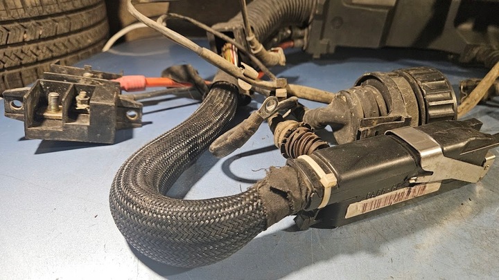 фото №10, Электрика установка жгут двигателя bmw e36 2.0b m50 1xvanos