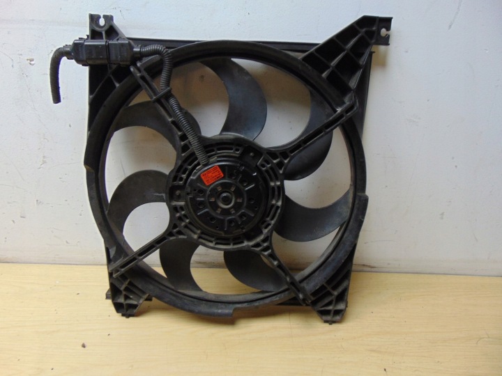 фото №8, Вентилятор охлаждения радиатора (диффузор) hyundai santa fe 1 2.4b