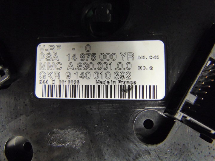 фото №13, Панель управление воздуховод кондиционера peugeot 807 европа