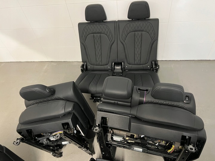 фото №15, Bmw x7 g07 сиденья сиденье диван туннель средство обшивки interior 3 rzędy schwarz