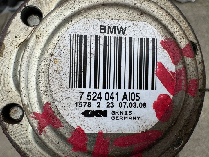 фото №8, Bmw x3 e83 полуось левая левое зад 7524041