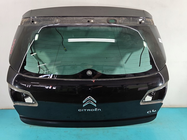 фото №3, Кришка багажника скло задня зад citroen c4 ii b7 чорний ktv