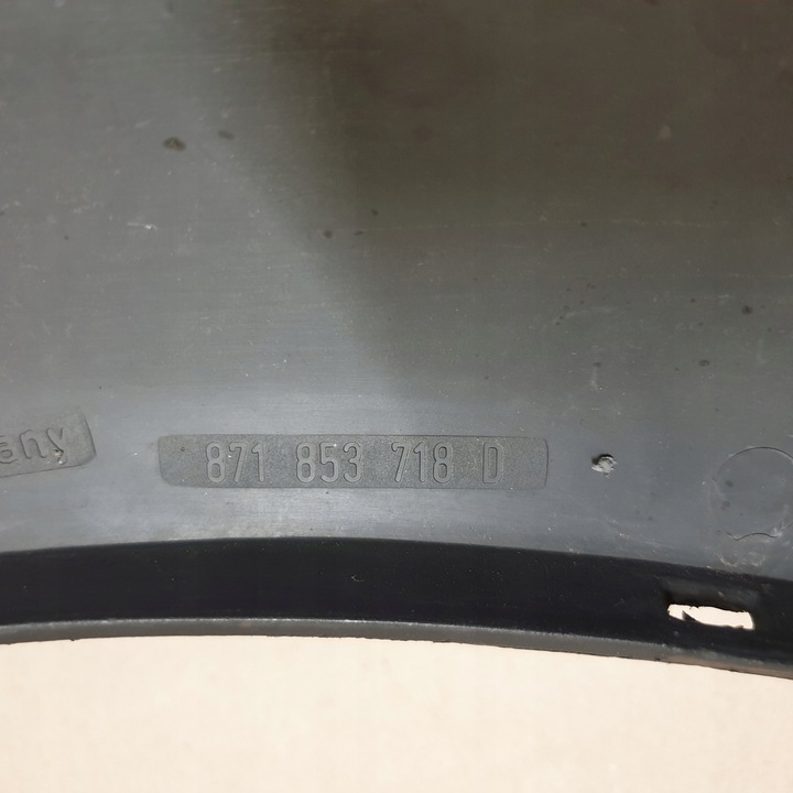 фото №8, Планка накладка підкрилки крила правий перед серп vw polo ii 86c оригінальний номер