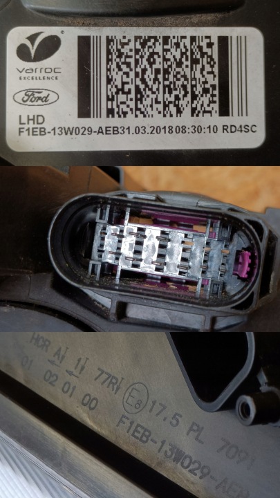 фото №13, Ford focus mk3 рестайлінг фара праве перед f1eb-13w029