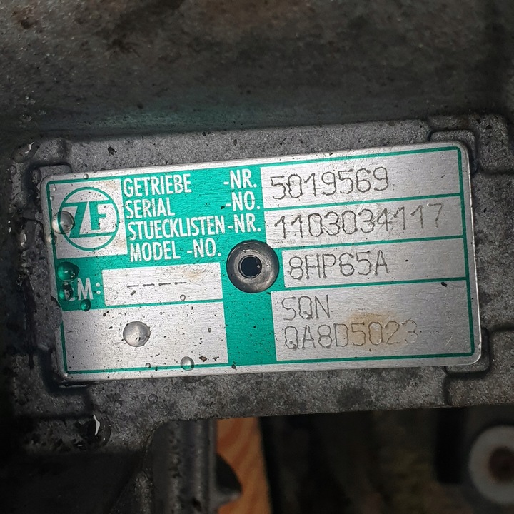 фото №12, Коробка передач коробки передач 8hp65a sqn audi вживана