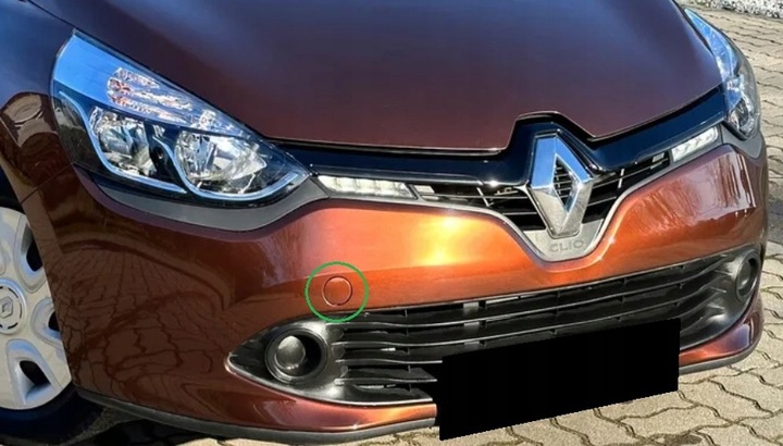 фото №10, Renault clio 4 iv стандарт 2012-2016 заглушка фаркоп перед оригінал
