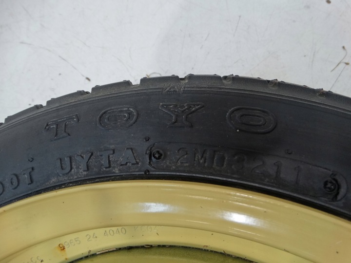фото №11, Докатне колесо (докатка) toyo t115/70 d14 mazda 2 de хетчбек 14' 4x100