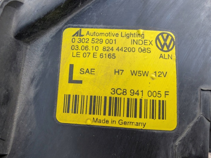 фото №14, Vw passat cc 3c8 фара ліва перед передня 3c8941005f