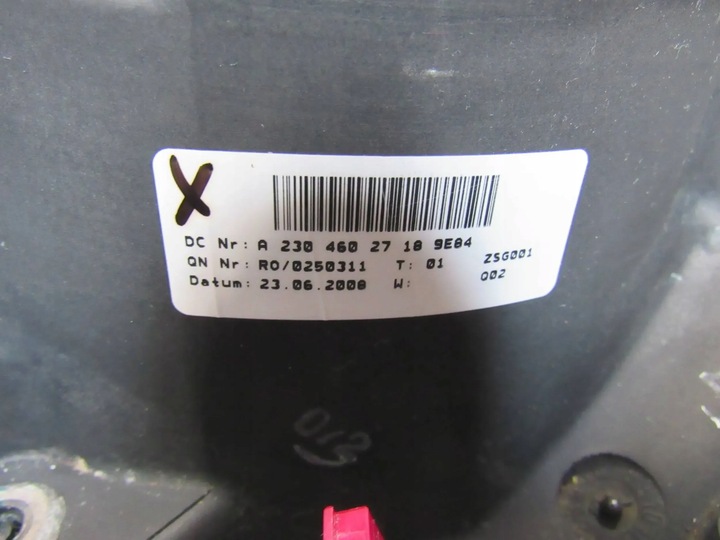 фото №13, Mercedes sl w230 230 r230 рестайлинг руль кожа дерево лепестки 2304602718