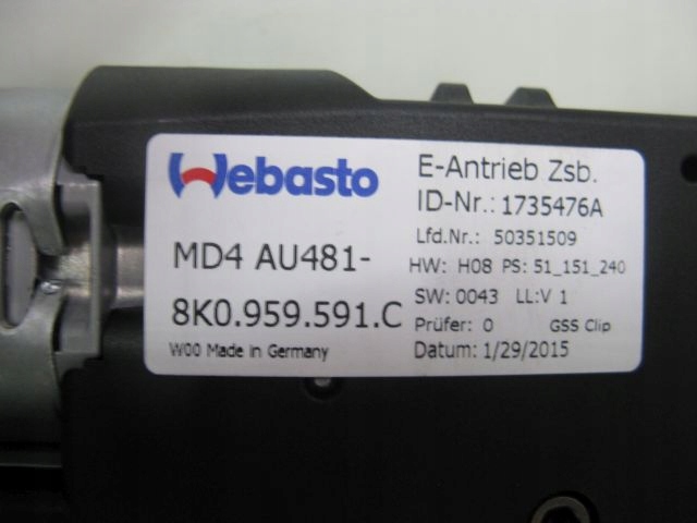 фото №7, Люк audi a4 s4 b8 sedan 2008-2015 8k5877041d 8k0959591c