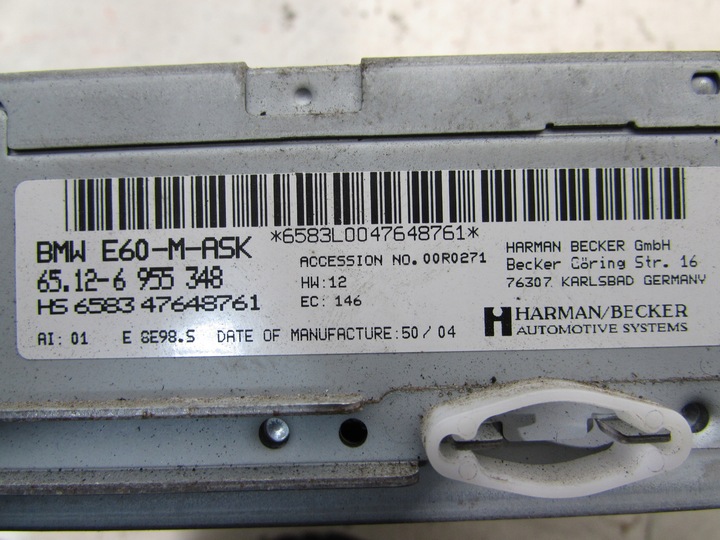 фото №7, Bmw 5 e60 e61navi радіо cd headunit pro 525 6944109 6942523 e63 e64 6955346