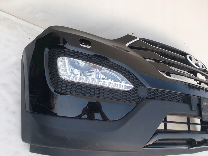 фото №13, Hyundai santa fe iii 12-15 бампер перед переднее led омыватель