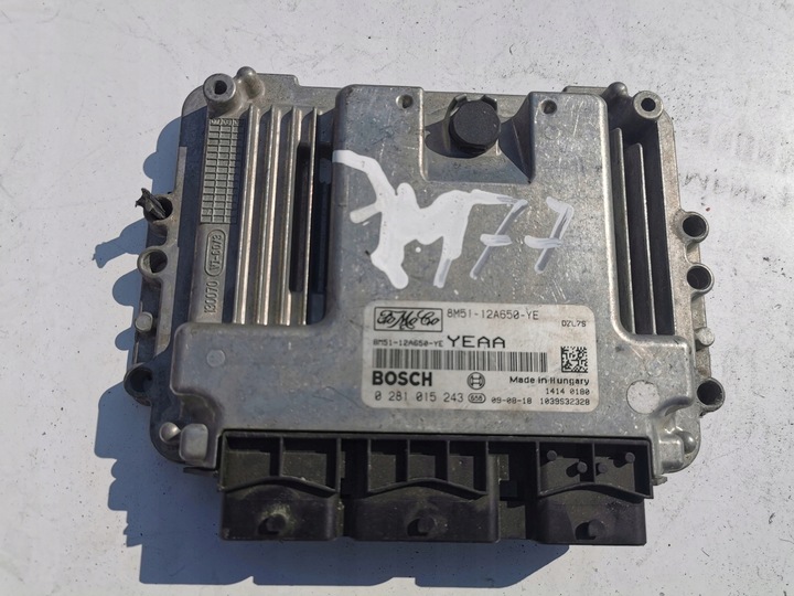 фото №7, Ford focus 1.6d 0281015243 8m51-12a650-ye компьютер