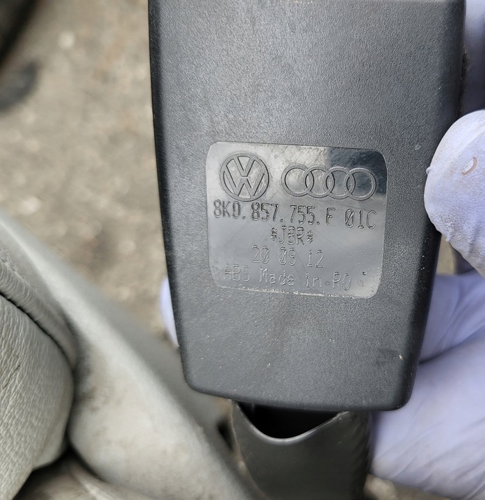 фото №7, Сиденье с подогревом правые перед подушка безопасности застёжка audi a7 4g серый кожа оригинальный номер eu