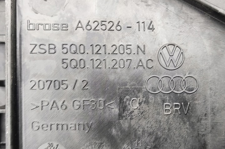 фото №7, Pas переднее комплект радиатор вентилятор volkswagen golf vii 1.2 tsi 2012-16