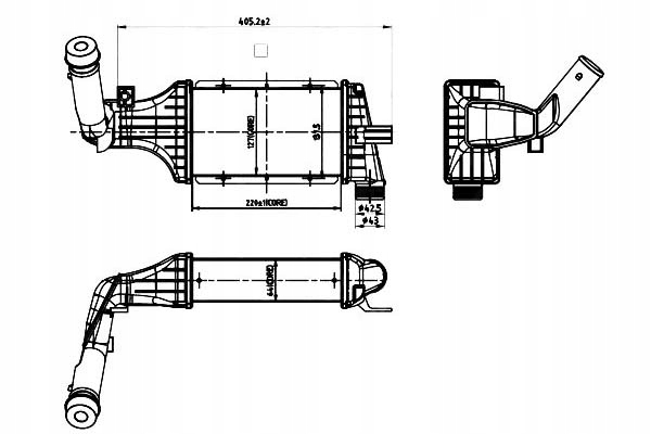 фото №8, Nrf інтеркулер opel astra g 98- 2.2 td 30428