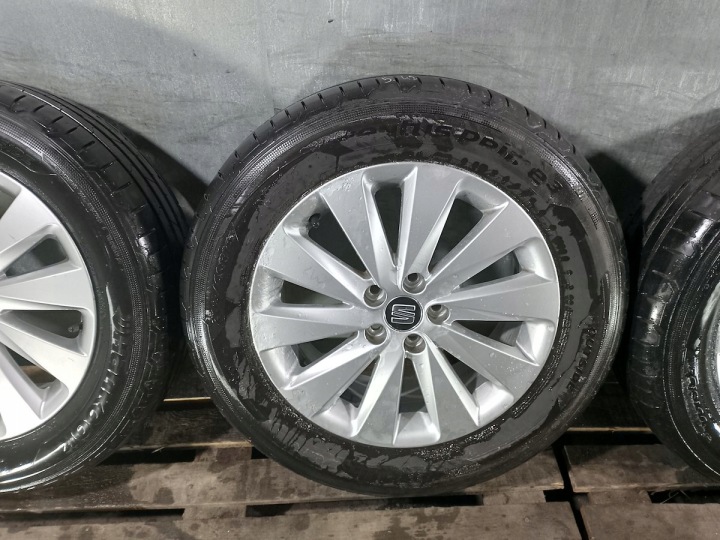 фото №13, Диски алюмінієві комплект 16 з шинами seat ibiza iv 6f9601025