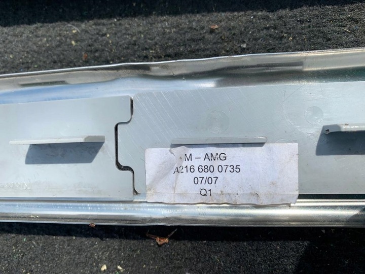 фото №8, Планка накладка порогова w216 amg 63amg комплект