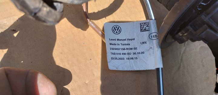 фото №5, Жгут установка камеры двигателя volkswagen id.4 23r vw id4 1eb971111d