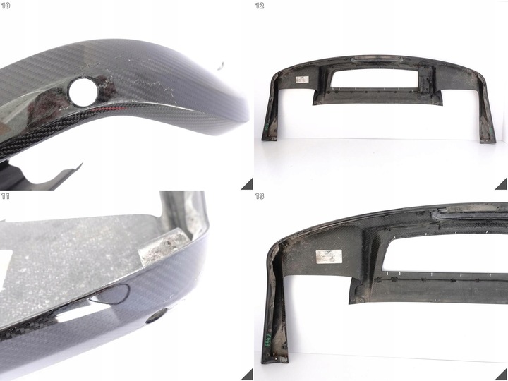 фото №11, Bentley bentayga 36a 15- карбон бампер спойлер диффузор зад повреждённый