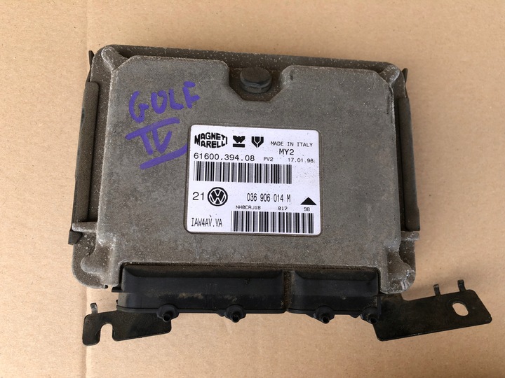 фото №1, Компьютер двигателя vw volkswagen golf iv 1.4