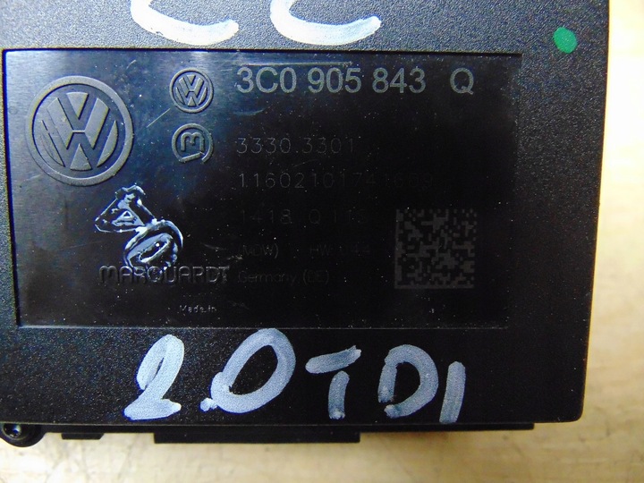 фото №6, Замок запалювання ключ vw passat cc 3c0905843q європа