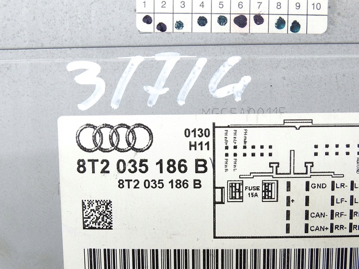 фото №7, Радіо радіопрогравач cd audi a5 8t b8 8t2035186b