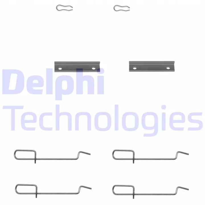 фото №15, Delphi комплект mont. гальмівні колодки ham.renault megane