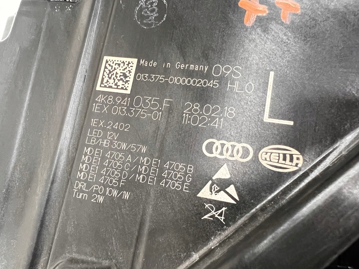 фото №9, Audi a7 c8 лампа matrix полный led левый перед 4k8941035f