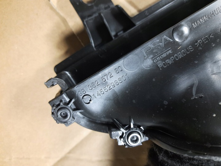 фото №6, Opel mokka b ii 1.2 корпус фильтра воздуха воздуховод резонатор комплект