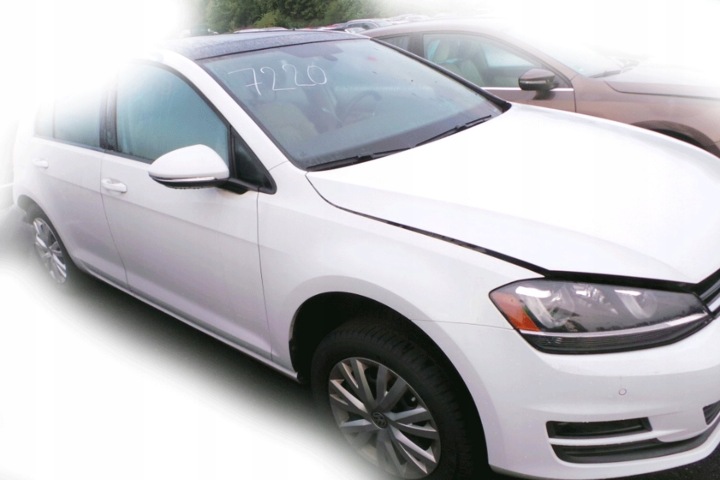 фото №7, Vw golf vii 7 зад кришка багажника задня колір: lc9a - білий pure білий 5g