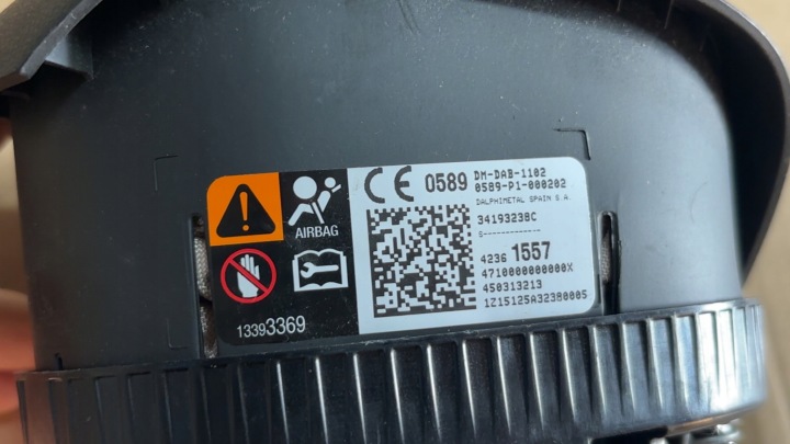 фото №7, Повітряна подушка подушка  водія opel corsa e
