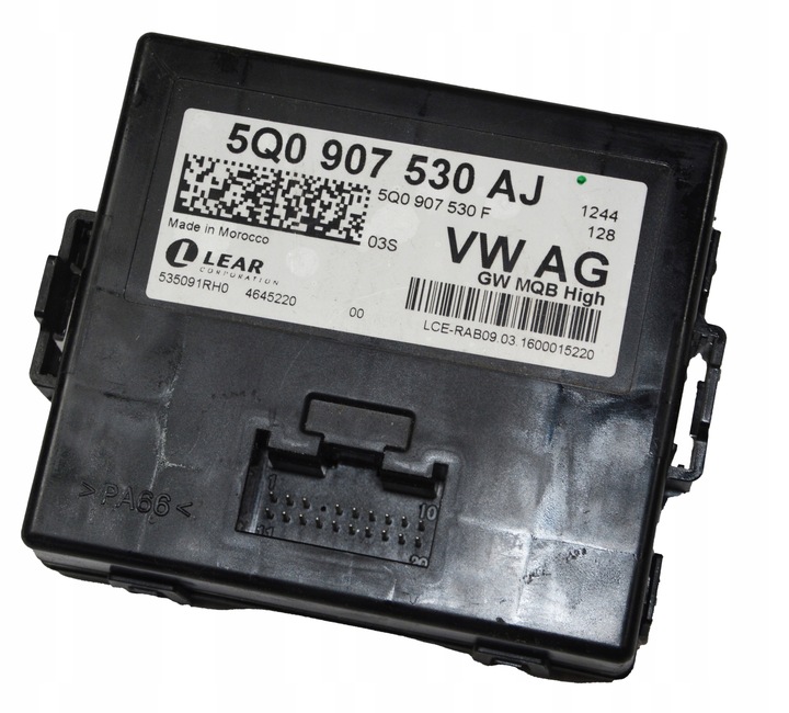 фото №1, 5q0907530aj vw golf 7 vii модуль блок управления шлюз