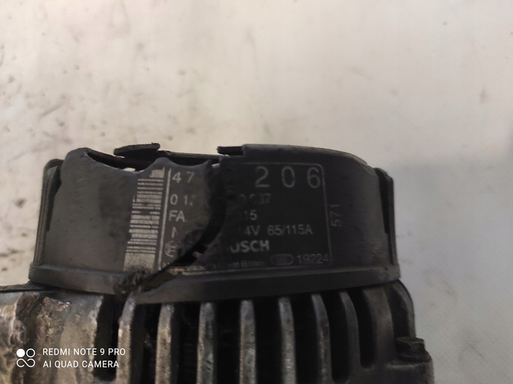 фото №2, Генератор voyager iii 2.5 tdi 125 amper