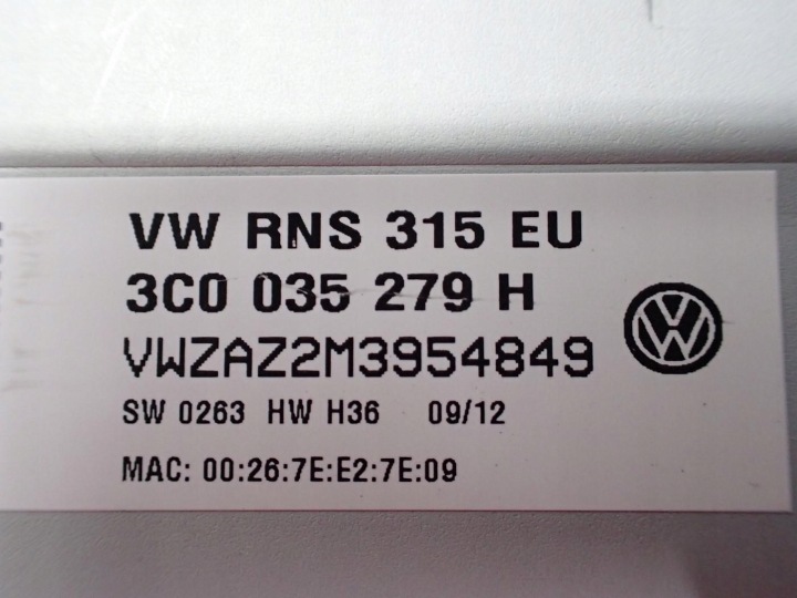 фото №9, Магнитола cd магнитола навигация дисплей европа 3c0035279h vw sharan ii 7n 12r