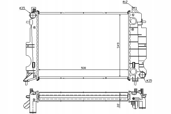 фото №13, Радіаторів двигуна nissens 64038a 4283339