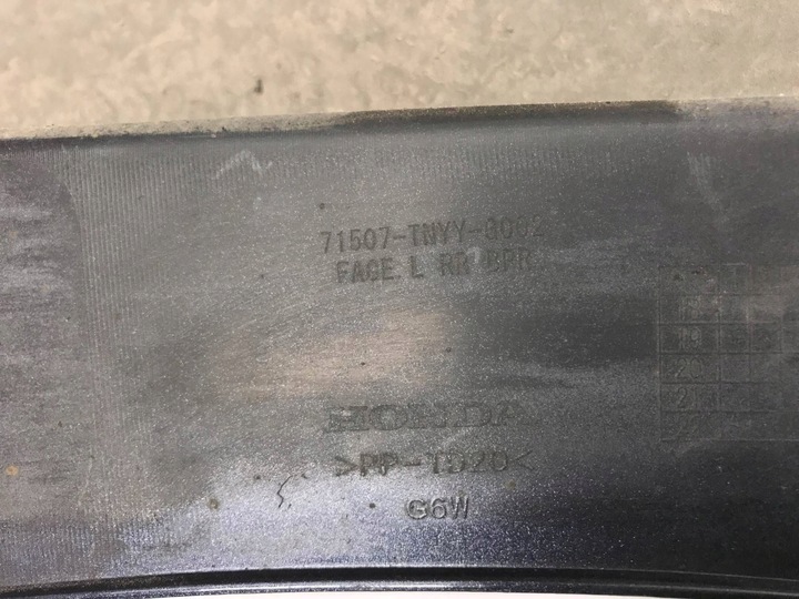 фото №11, Уголок бампер левый зад задний honda crv v 5 18-23 71507tnyyg002