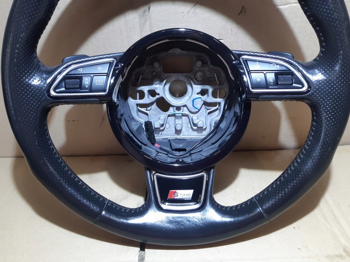 фото №16, Audi a6 c7 руль s-line кожа мультифункция лепестки 8x0419091m