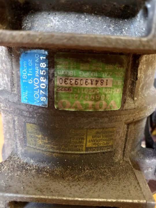фото №5, Компрессор компрессор кондиционера volvo s40 i 1.8 16v 8708581
