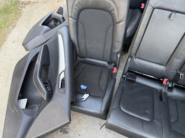 фото №8, Сиденья диван обшивки kpl audi q5 8r s-line полукожа