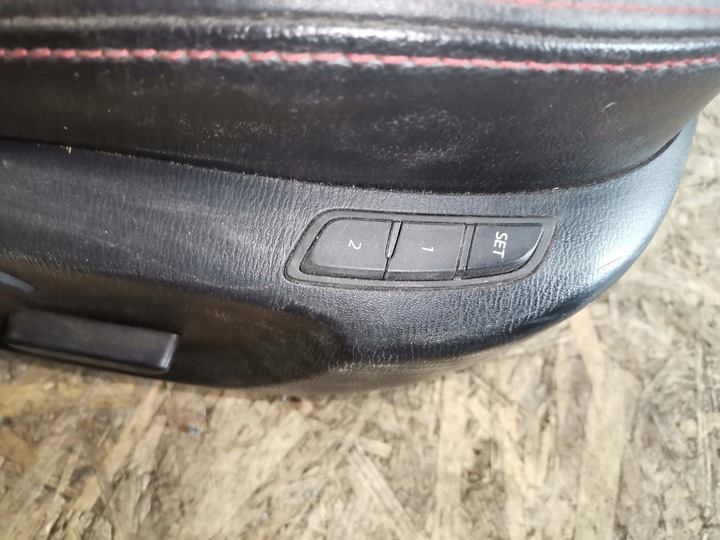 фото №11, Сидіння перед mazda 6 gj 12-19r шкіра червона nić