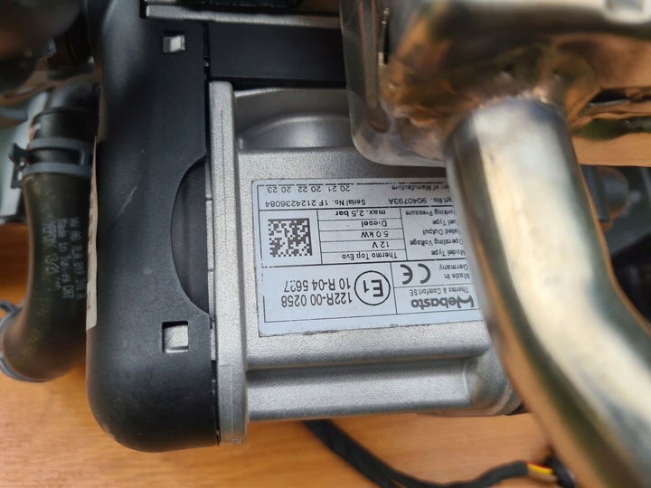 фото №8, Вебасто 7la819008b vw t6 рестайлінг t6.1 комплект evo дизель