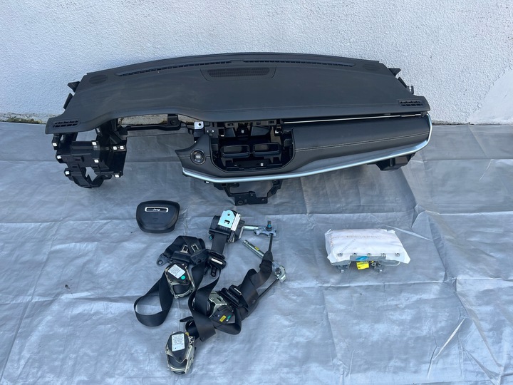 фото №6, Jeep compass ii рестайлинг консоль панель подушка безопасности ремни 22