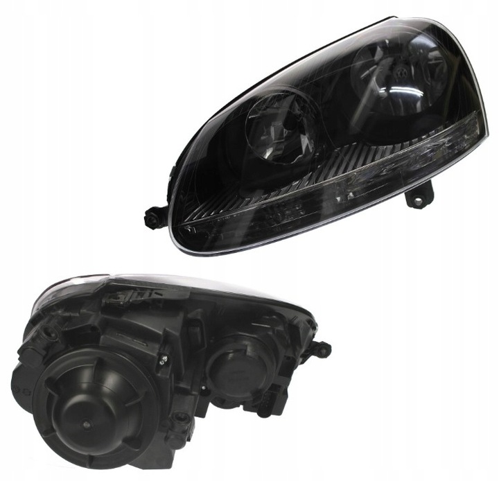 фото №13, Tyc vw golf v jetta фара лампа перед левая правая набор 03-10