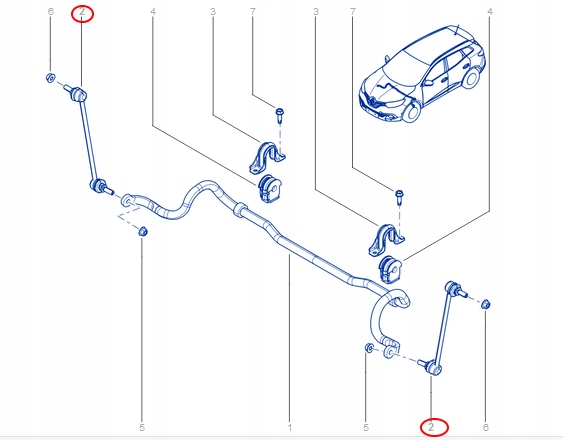 фото №2, Соединитель стабилизатора kadjar qashqai juke sentra