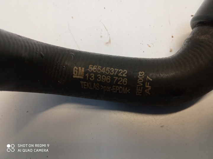 фото №2, Opel zafira c b20dth труба шланг води