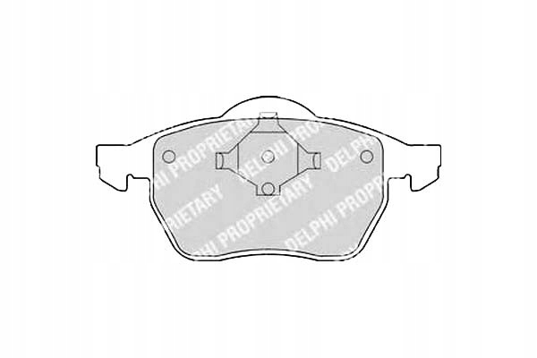 фото №1, Delphi гальмівні колодки гальмівні audi a3 s3 quattro 8l1