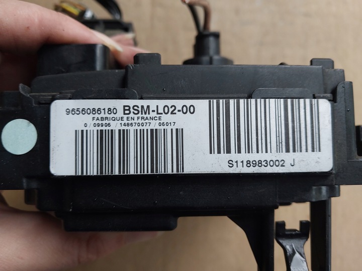 фото №7, Модуль блок керування коробка bsm peugeot 9656086180